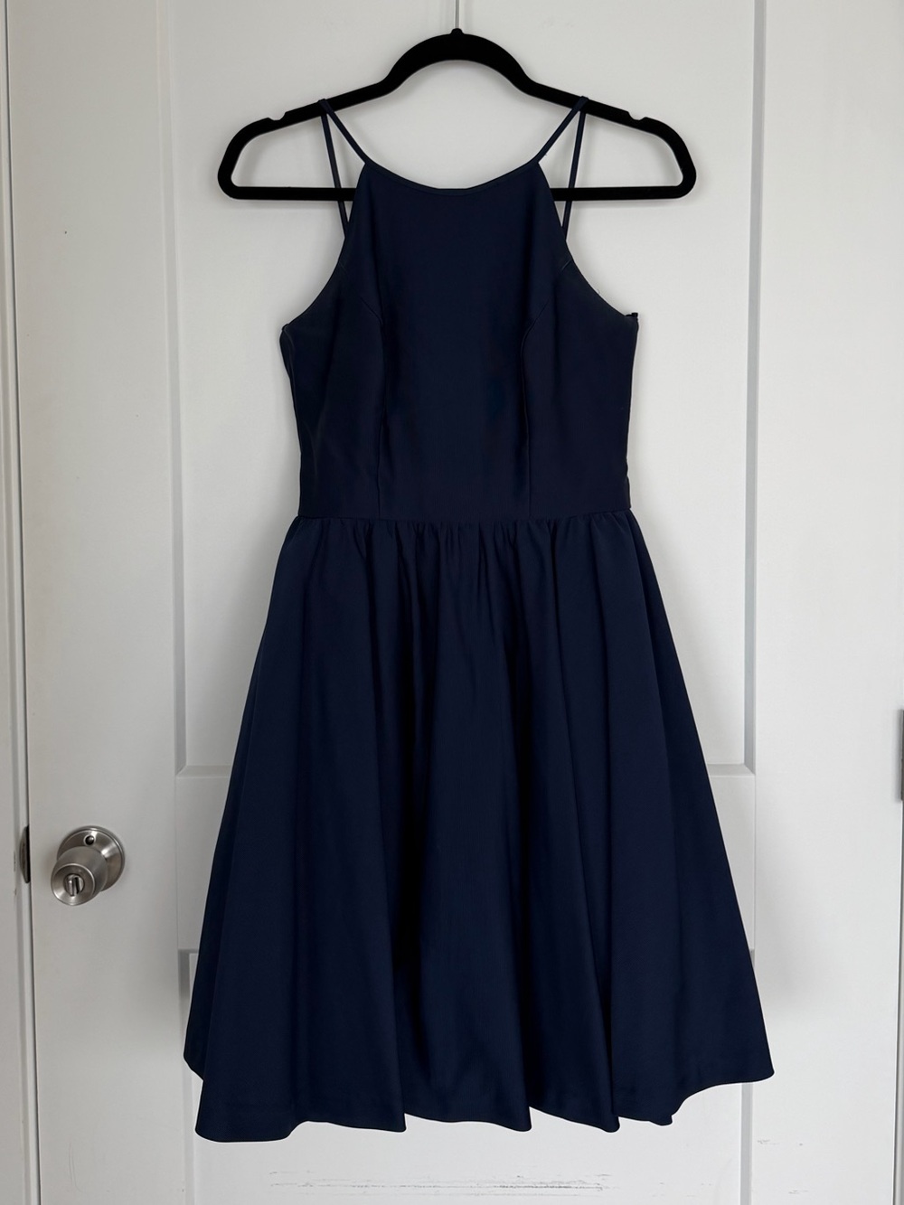Weddington Way Navy Blue Fit & Flare Cocktail Dress Bridesmaid - size 4